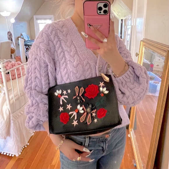 ZARA embroidery & motif crossbody bag - Picture 2 of 4